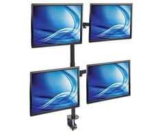 Laikiklis Intracom MANHATTAN Monitorius Mount supports 4 LCD Monitors holds four 33-81.3cm 13inch to 32inch Monitors iki 8kg juodas