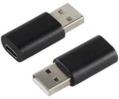 S-Conn 14-05018, USB 2.0 A, USB 3.1 C, Juodas