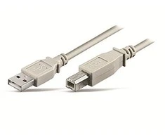 S-Conn Verschiedene Helos USB 2.0 jungties kabelis serija A iki B, 5 m, pilkas