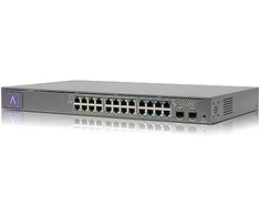 Šakotuvas „Alta Labs S24-PoE“ | Komutatorius | 24x RJ45 1000Mb/s, 16x PoE+, 2x SFP+, 240W, „Bluetooth“, programėlė, stovas