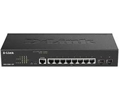 Šakotuvas D-LINK 10 prievadų Gigabit PoE valdomas jungiklis