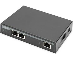 Šakotuvas Digitus DIGITUS 2-Port Gigabit 4PPoE Extender, 802.3at, 60 W