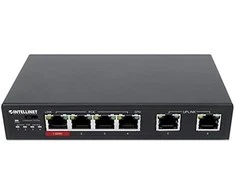 Šakotuvas Intellinet 561686 Switch Fast Ethernet 6x RJ45 w tym 3xPoE ir 1x High-Power PoE