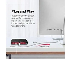 Šakotuvas TP-Link „Mercusys“ | Komutatorius | MS108G | Nevaldomas | Stalinis | Maitinimo šaltinio tipas: Išorinis
