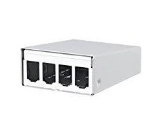 METZ CONNECT modulio AP korpusas 4 jungtys, grynai baltas, be komplektacijos
