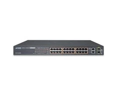 Šakotuvas Jungiklis Planet FGSW-2624HPS 24 prievadų 24x PoE + 2 x Gigabit TP / SFP derinys