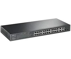 Šakotuvas TP-LINK | Jungiklis, valdomas internetu | TL-SL2428P | Valdomas L2 | Montuojamas ant stovo | 10/100 Mbps (RJ-45) jungčių kiekis: 24 | Gigabito Ethernet (varinis) jungčių kiekis: 4 | Maitinimo šaltinio tipas: Vienas