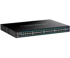 Šakotuvas Switch TRENDnet TRENDnet 52-Port Gigabit Web Smart 740W PoE+ Switch 10G SFP+