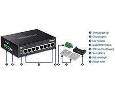 Šakotuvas Jungiklis TRENDnet TI-G80