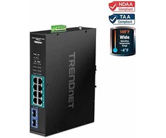 Šakotuvas TRENDnet Trendnet TI-PGM102 łącza jungiama į tinklą Gigabit Ethernet (10/100/1000) Obsługa PoE Juodas