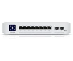 Šakotuvas UBIQUITI USW-ENTERPRISE-8-POE UNIFI SWITCH 8x 2.5GB/S RJ45 POE+ 2x 10GB/S SFP+ TOUHSEKRANAS IŠ VISO 120W