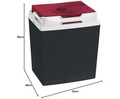 Style Brio 26 / 12V dark pilkas-red/mėlynas electric cold box