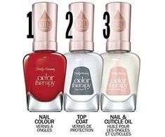 nagų lakas "Sally Hansen Color Therapy 340-Raudona-Iance" 14,7ml