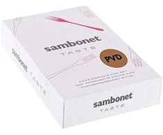Sambonet Taste PVD 6 torto šakučių rinkinys