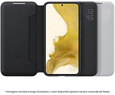 Dėklas Samsung Smart LED vaizdo dangtelis, skirtas Galaxy S22, šviesiai pilkas
