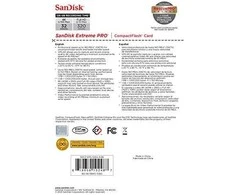 Atminties kortelė Sandisk Extreme Pro Compact Flash 160MB/s 128GB