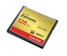 Atminties kortelė SanDisk Extreme CF 128GB 120MB/s UDMA7 SDCFXSB-128G-G46 atmintis