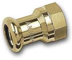 SANHA Pureapress perėjimas mufa ZW x GW 22mm x 1 "(18270221)