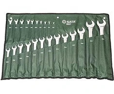 SATA KLUCZE PŁASKO-OCZKOWE 23szt. SASZETKA