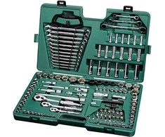 SATA Rinkinys KLUCZY 150el 1/4" 3/8" 1/2"WALIZKA