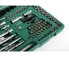 SATA Rinkinys KLUCZY 150el 1/4" 3/8" 1/2"WALIZKA