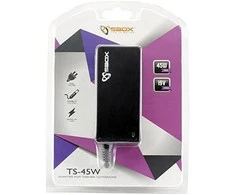 Sbox Technology Nešiojamojo kompiuterio maitinimo adapteris Sbox Sbox TS-45W, 100V-240V, 45W, 19V, 1.5/2.37A