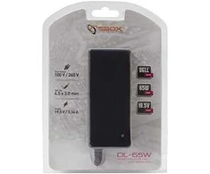 Sbox Technology SBOX Power Adapteris 65W, 19.5V/3.34A, Connector 4.5x3.0mm, juodos spalvos (DL-65)