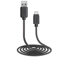 SBS TECABLETC220K USB-A - USB-C kabelis 2 m - juodos spalvos