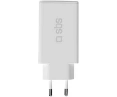 Įkroviklis SBS GaN 67W 2xUSB-C, itin plonas