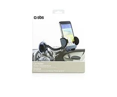 SBS universalus automobilinis laikiklis telefonams iki 6.8" juodos spalvos