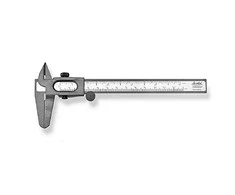 Slankmatis "206" 120mm/5" 1/10mm 1/16", Scala