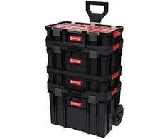 Q-Brick Mobili įrankių dėžė ant ratukų System Cart Two 6in1
