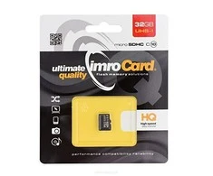 IMRO atminties kortelė Micro SD 32GB 100MB/s class10 UHS I