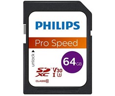 Atminties kortelė „Philips“ SDXC kortelė 64 GB, 10 klasės UHS-I U3 V30 A1
