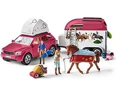 Schleich Horse Club 42535 Horse Adventure w. Automobilis ir priekaba