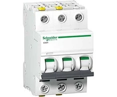 Schneider Electric IC60H perjungiklis 3P 50A C (A9F07350) charakteristikos