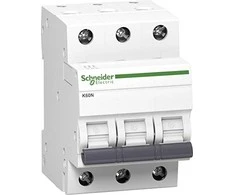 Schneider Electric Automatinis jungiklis Schneider K60N, 3P, C, 16A, 6kA