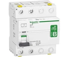 Schneider Liekamosios srovės grandinės pertraukiklis Acti9 2P 25A 0,03A tipas B-EV iID-25-2-30-B-EV 25A A9Z51225