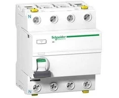 Schneider Electric Schneider III D-40- 4- 100- AC 40A 4 polių 100 mA tipo kintamoji srovė (A9Z12440)