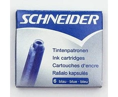 Schneder Rašalo kapsulės Schneider, trumpos, mėlynos, (6vnt.) 1223-405