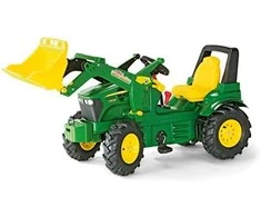 Rolly Toys rollyFarmtrac John Deere 7930 – žalias pedalu minamas traktorius su kaušu