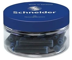 Schneder Rašalo kapsulės, Schneider, 30 vnt., trumpos, mėlynos sp.