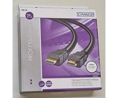 Eu3C Schwaiger HDMI-Speed-Kabelis 10m mit Ethernet Juodas