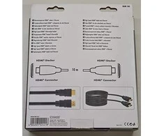 Eu3C Schwaiger HDMI-Speed-Kabelis 10m mit Ethernet Juodas