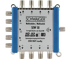 Schwaiger SAT-Multischalter 5x8 eco passiv, be Stroman.