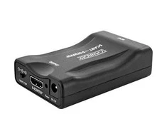 Adapteris AV Schwaiger Scart – HDMI juoda (HDMSCA01 533)