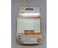 Schwaiger Schwaiger TDU2628532 RJ-45 elektros lizdas, baltas
