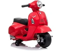 Lean Cars Elektrinis motoroleris vaikams Vespa GTS 300 Mini, raudonas