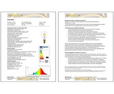 Segula Segula LED Tropfenlampe skaidrus E14 3W 2200K dimmbar