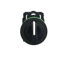 Schneider Electric Harmony XB5 Plokščias plastikinis jungiklis. juodas fi30 3 padėčių stabilus 2Z XB5FD33